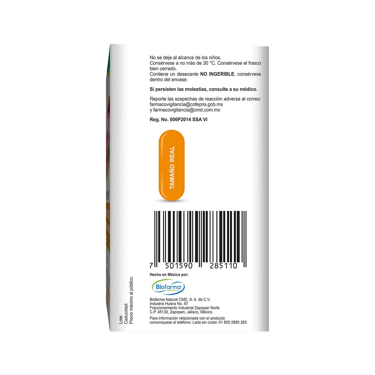 Regripax + VYM  Ácido Ascórbico 300mg, Echinacea Purpurea 250mg , Zinc 16.40mg 2 de 30 cápsulas