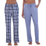 Lucky Brand Conjunto de pantalones de pijama para Dama azul chica