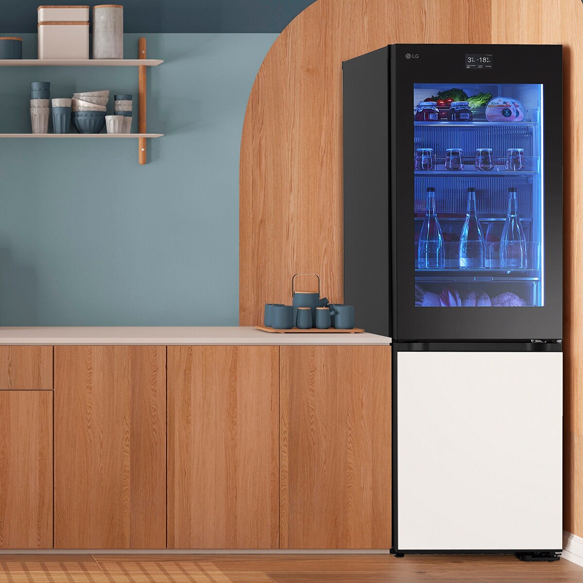 LG Refrigerador Instaview 12' Bottom Mount LG Refrigerador Instaview 12' Bottom Mount