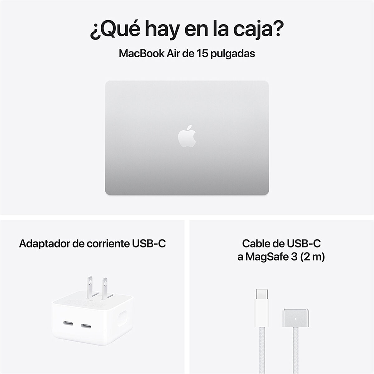 Apple MacBook Air 15" Chip M4 24GB 512GB SSD Plata Apple MacBook Air 15" Chip M4 24GB 512GB SSD Plata