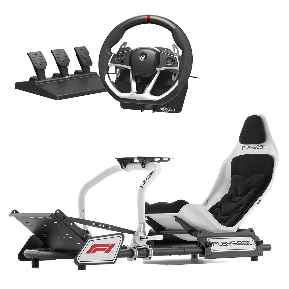 Bundle Playseat Asiento Instinct Edición F1 + Volante Hori DLX Bundle Playseat Asiento Instinct Edición F1 + Volante Hori DLX