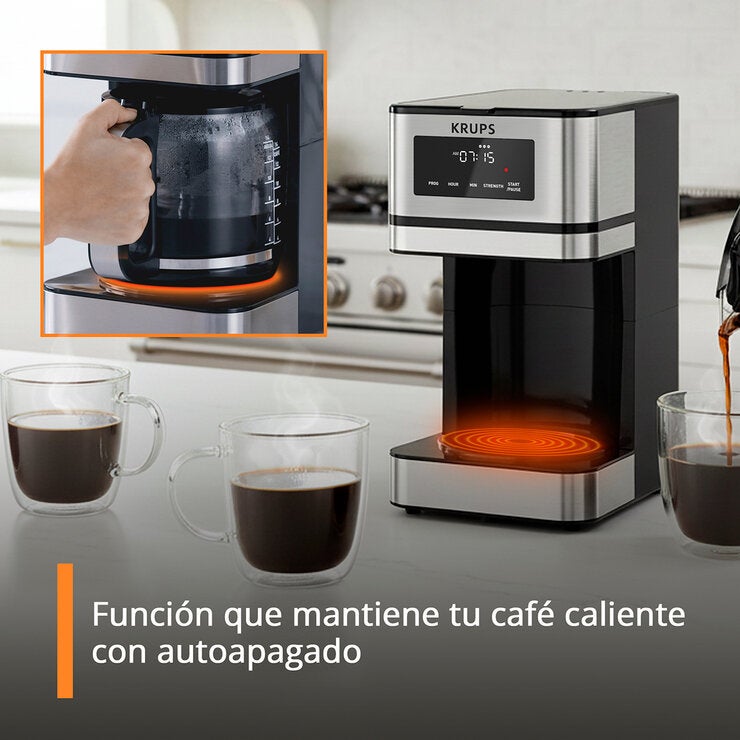Krups Cafetera de Goteo 14 Tazas Krups Cafetera de Goteo 14 Tazas
