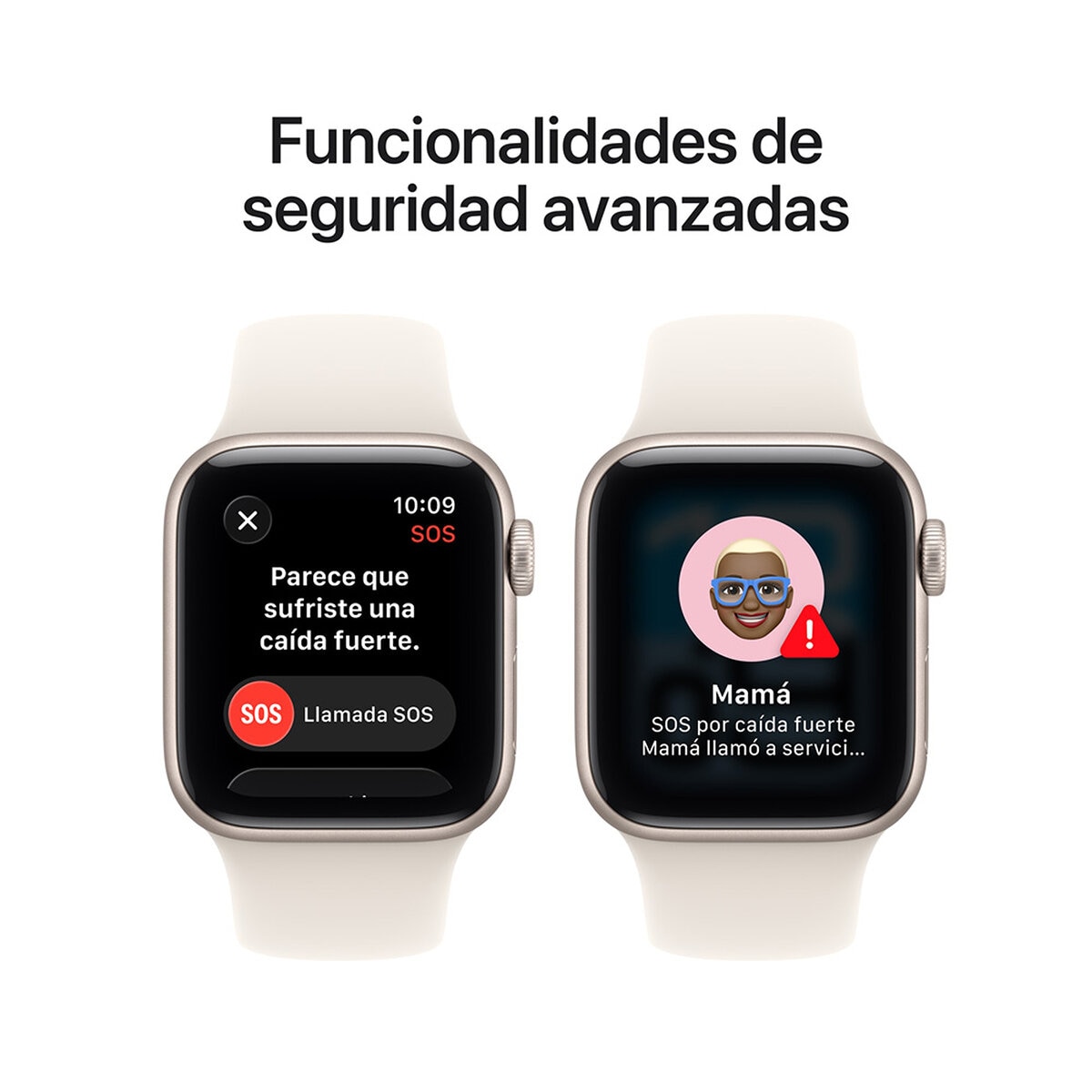 Apple Watch SE 3 (GPS + Celular) 44mm Aluminio Blanco Estelar + Correa Deportiva Blanco Estelar - Talla S/M Apple Watch SE 3 (GPS + Celular) 44mm Aluminio Blanco Estelar + Correa Deportiva Blanco Estelar - Talla S/M