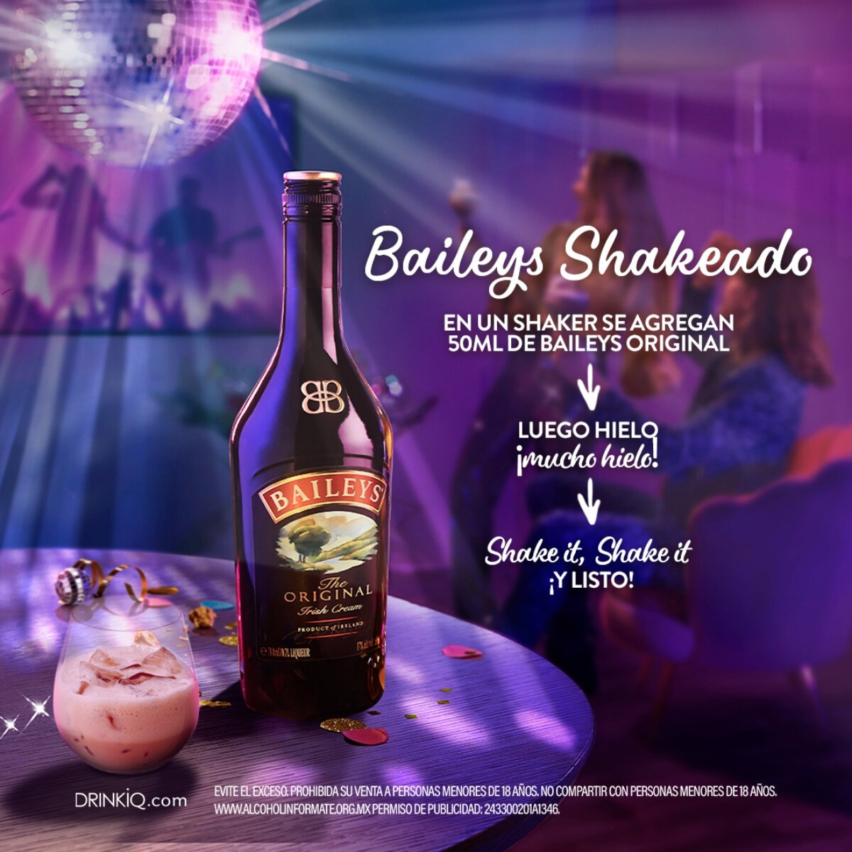 Crema Irlandesa Baileys Original 1L