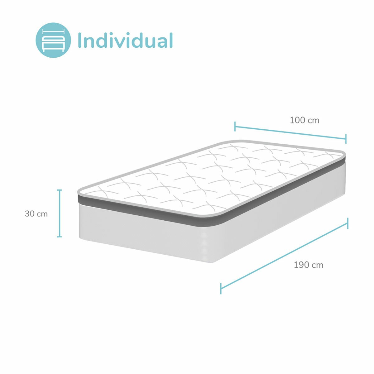 América, Whistler, Colchón Individual América, Whistler, Colchón Individual