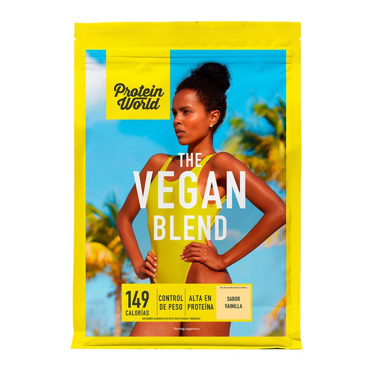 Protein World Proteína Vegana en Polvo Sabor Vainilla 1.2 kg Protein World Proteína Vegana en Polvo Sabor Vainilla 1.2 kg