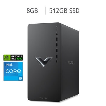 HP Victus Gaming 15L TG02-2017la Desktop Tower Intel Core i5 8GB 512GB SSD