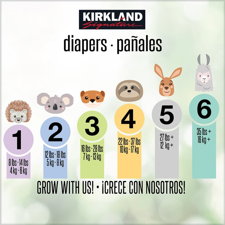 Kirkland Signature Pañales Etapa 1 Unisex 96 piezas Kirkland Signature Pañales Etapa 1 Unisex 96 piezas