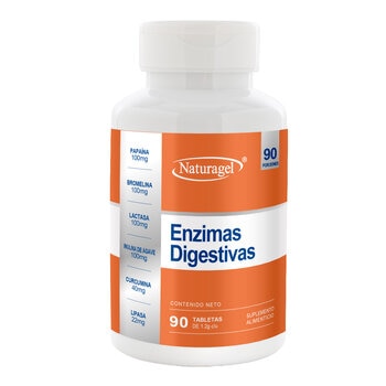 Naturagel Enzimas Digestivas 90 Tabletas Naturagel Enzimas Digestivas 90 Tabletas
