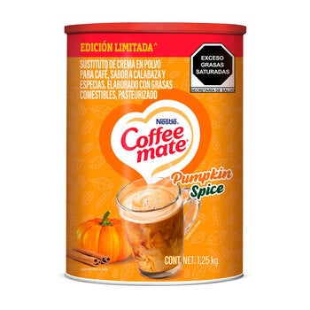 Coffee Mate Sustituto de Crema en Polvo Sabor Calabaza y Especias 1.25 kg Coffee Mate Sustituto de Crema en Polvo Sabor Calabaza y Especias 1.25 kg