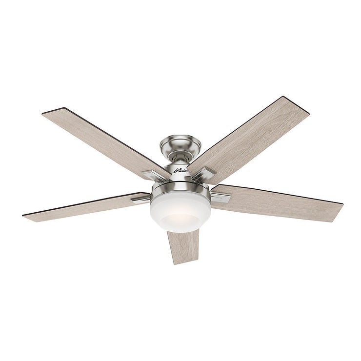 Hunter, Ventilador de Techo Apex 52" - Níquel Cepillado Hunter, Ventilador de Techo Apex 52" - Níquel Cepillado