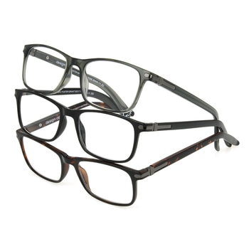 FOSTER GRANT, Lentes de Lectura, Dioptria +2.00, Cole, 3pzas