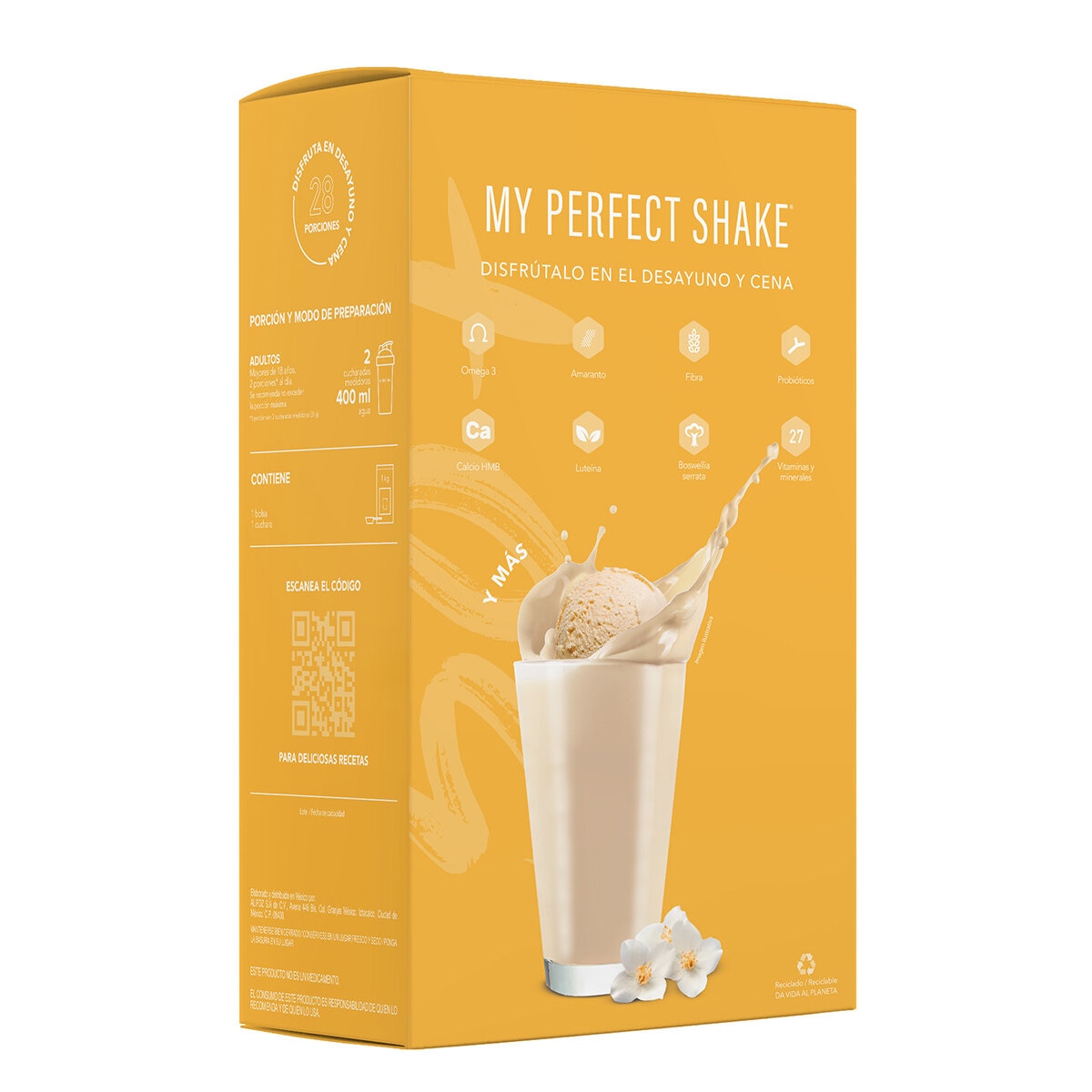 My Perfect Shake 50+ Bebida en Polvo Sabor Vainilla Chips 2kg