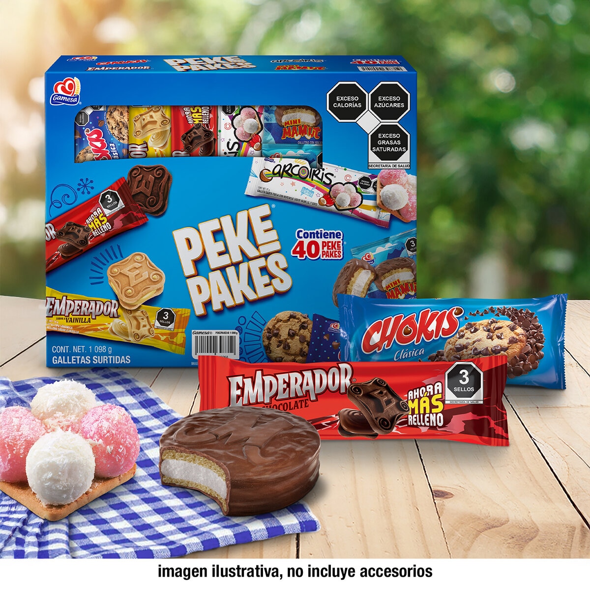 Gamesa Surtido de Galletas Peke Pakes 40 pzas Gamesa Surtido de Galletas Peke Pakes 40 pzas