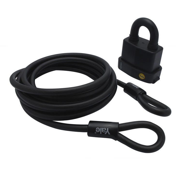 Yale, Cable de Acero con Candado 12x5400 mm Yale, Cable de Acero con Candado 12x5400 mm