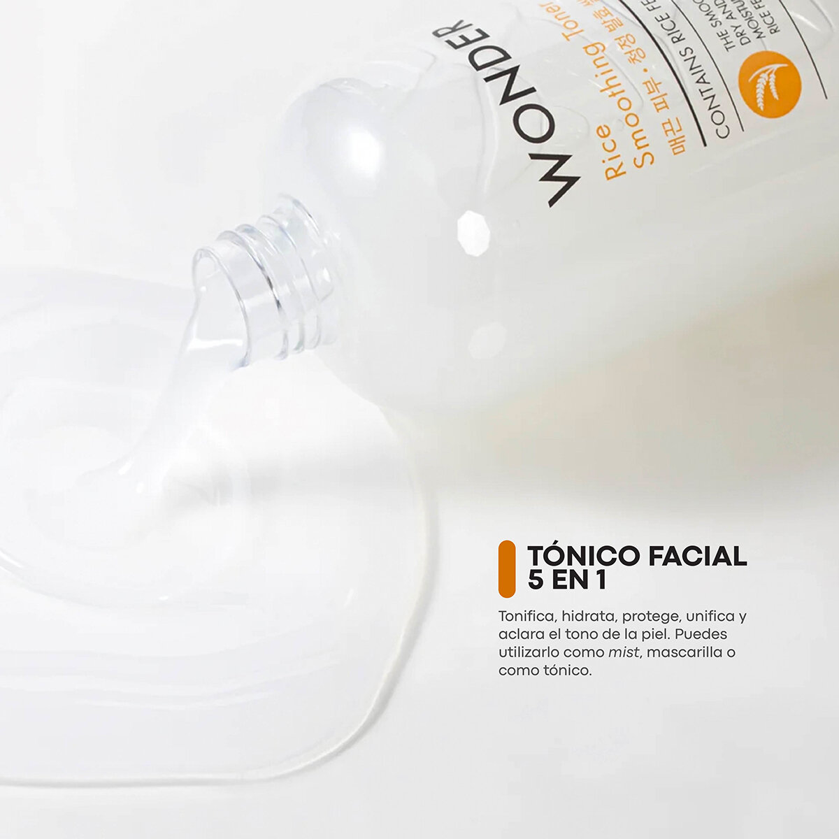 Tony Moly Wonder Rice Toner Facial 2 pzas de 500 ml Tony Moly Wonder Rice Toner Facial 2 pzas de 500 ml