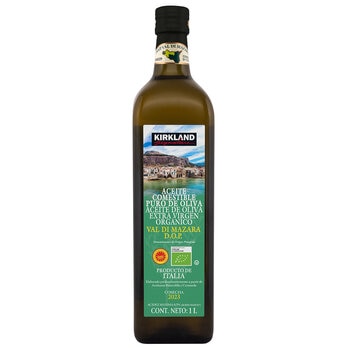 Kirkland Signature Aceite de Oliva Extravirgen Orgánico Val Di Mazara D.O.P 1 l