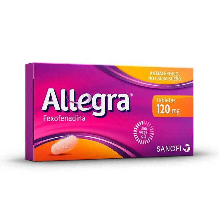 Allegra 120 mg 10 Tabletas Allegra 120 mg 10 Tabletas