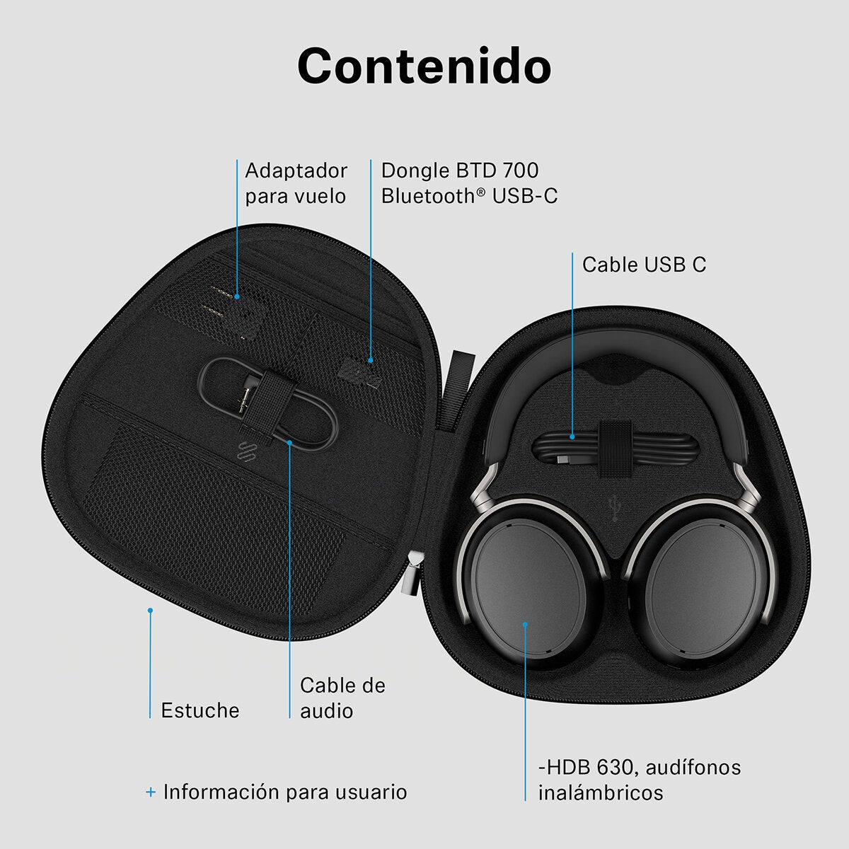 Sennheiser HDB-630 Audífonos Bluetooth Sennheiser HDB-630 Audífonos Bluetooth