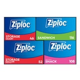 Ziploc Paquete Surtido de Bolsas 322 pzas Ziploc Paquete Surtido de Bolsas 322 pzas