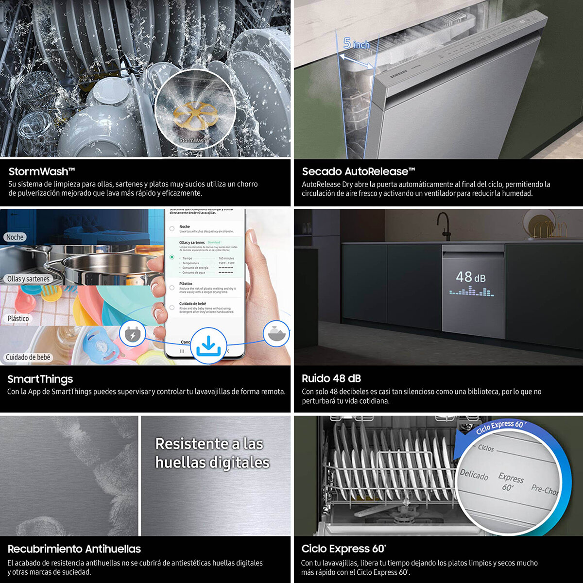 Samsung Lavavajillas 14 Servicios Samsung Lavavajillas 14 Servicios