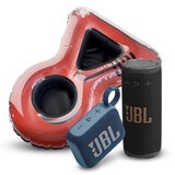 JBL Go 4 + JBL Grip Bocinas Bluetooth + Inflable JBL Go 4 + JBL Grip Bocinas Bluetooth + Inflable