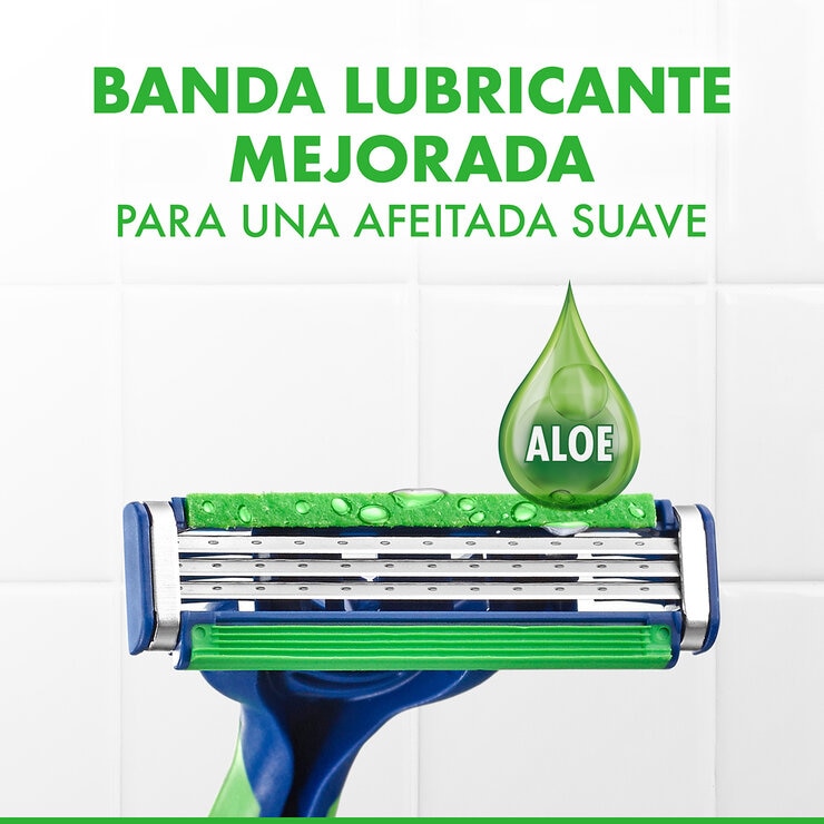 Gillette Prestobarba 3 Rastrillos desechables Sensitive 16 pzas Gillette Prestobarba 3 Rastrillos desechables Sensitive 16 pzas