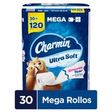 Charmin Papel Higiénico Ultra Soft 30 Mega Rollos Charmin Papel Higiénico Ultra Soft 30 Mega Rollos