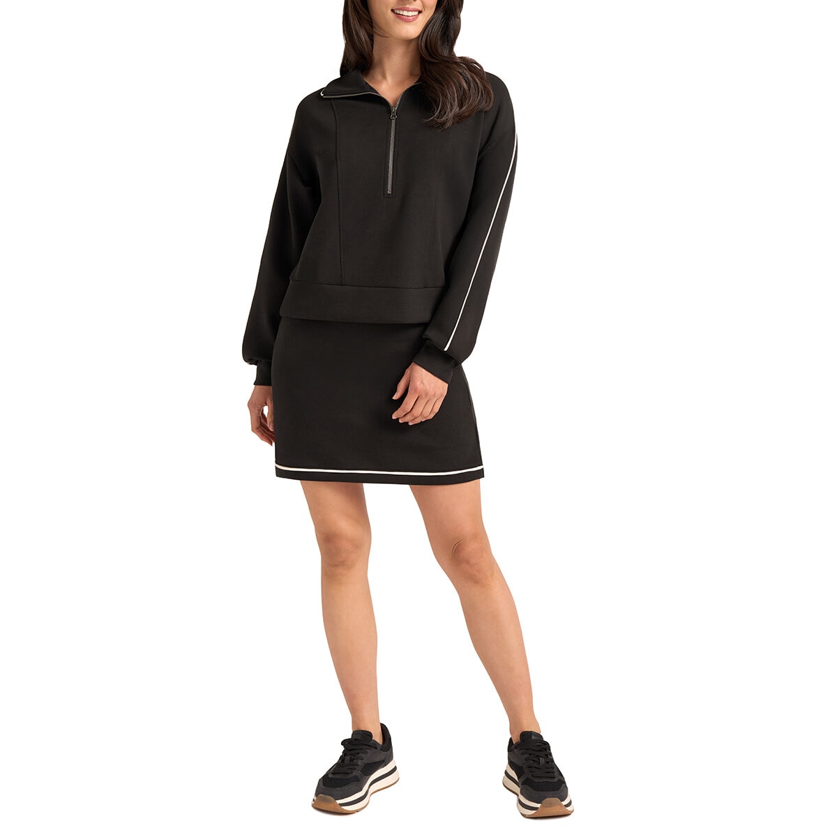 Max & Mia Set Sudadera con Falda Short para Dama Varias Tallas y Colores Max & Mia Set Sudadera con Falda Short para Dama Varias Tallas y Colores