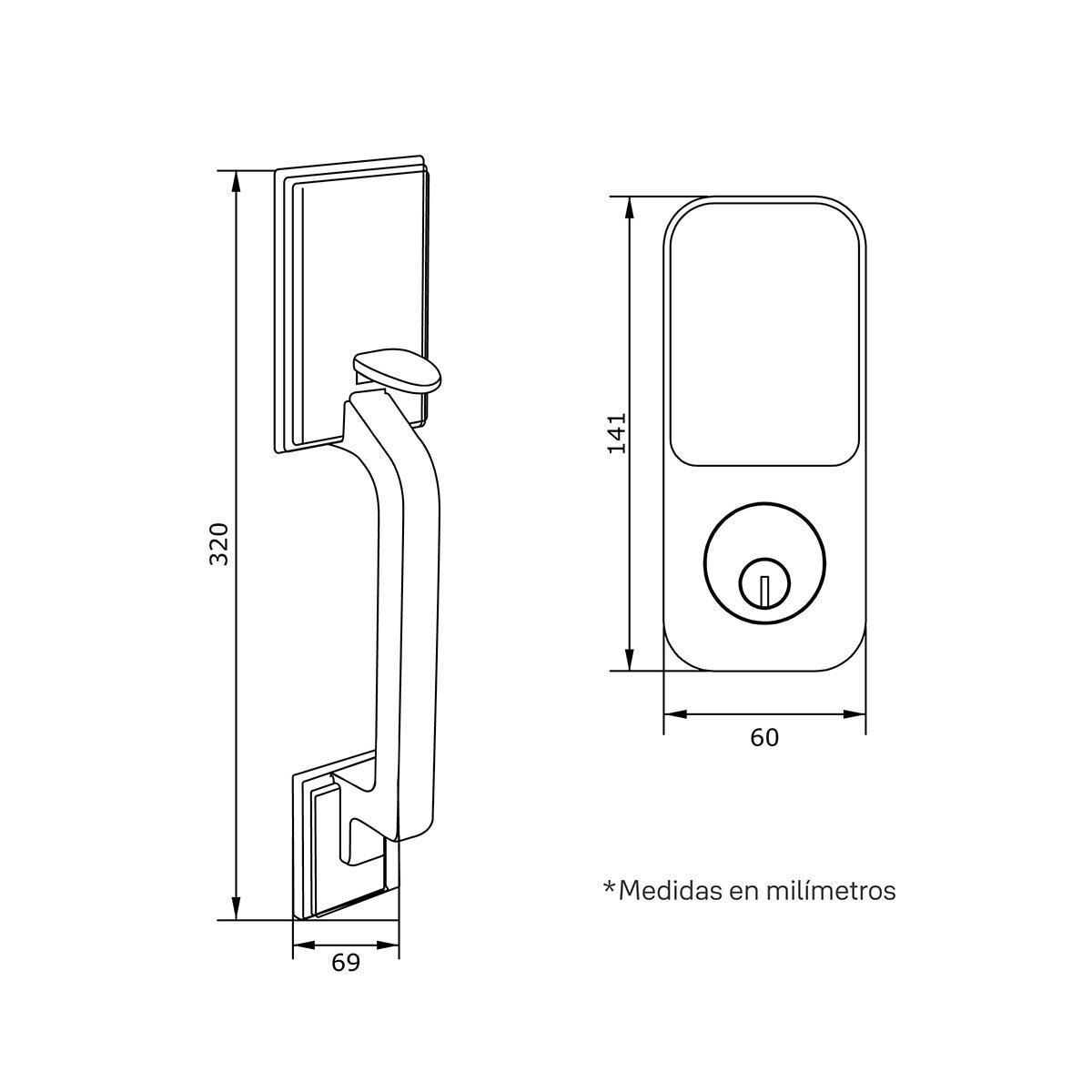 Cerradura YDD120 con Gatillo New York