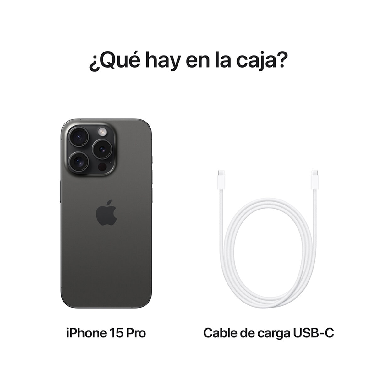 Apple iPhone 15 Pro 256GB Titanio Negro 