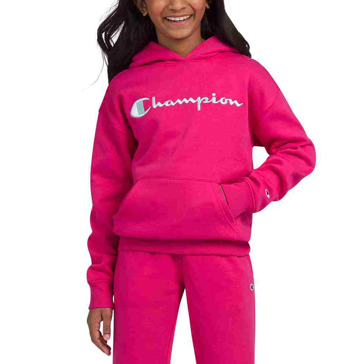 Champion Sudadera para Ninos y Ninas Rosa 14 16 Anos