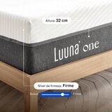 Luuna, Colchón One Memory Foam, King Luuna, Colchón One Memory Foam, King