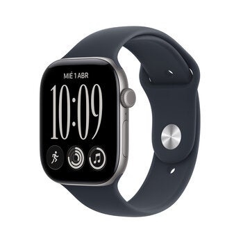 Apple Watch Series 12 (GPS + Celular) 46mm Aluminio Gris Espacial + Correa Deportiva Azul Profundo - Talla M/L Apple Watch Series 12 (GPS + Celular) 46mm Aluminio Gris Espacial + Correa Deportiva Azul Profundo - Talla M/L