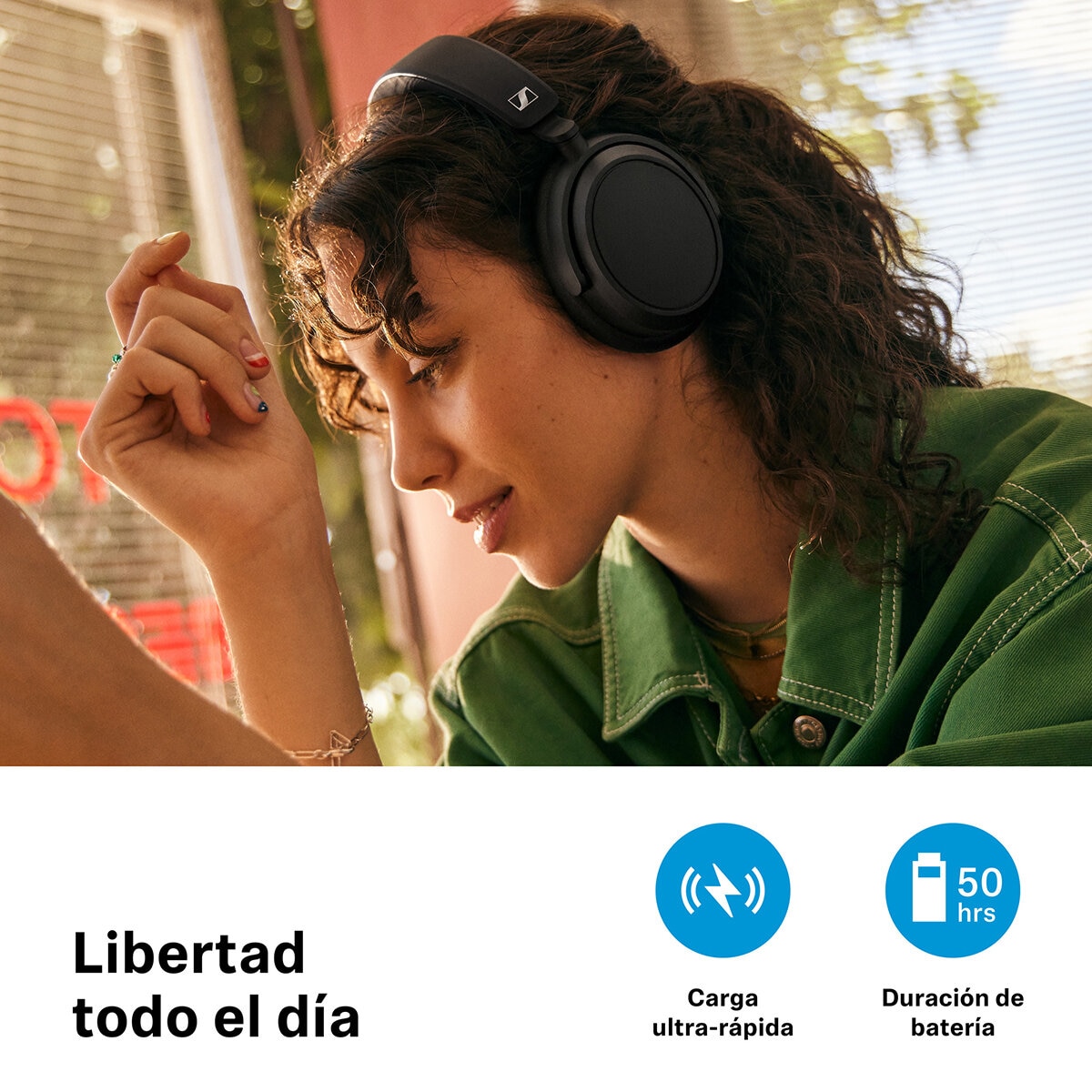 Sennheiser Accentum Plus Wireless Audífonos Bluetooth Negro Sennheiser Accentum Plus Wireless Audífonos Bluetooth Negro