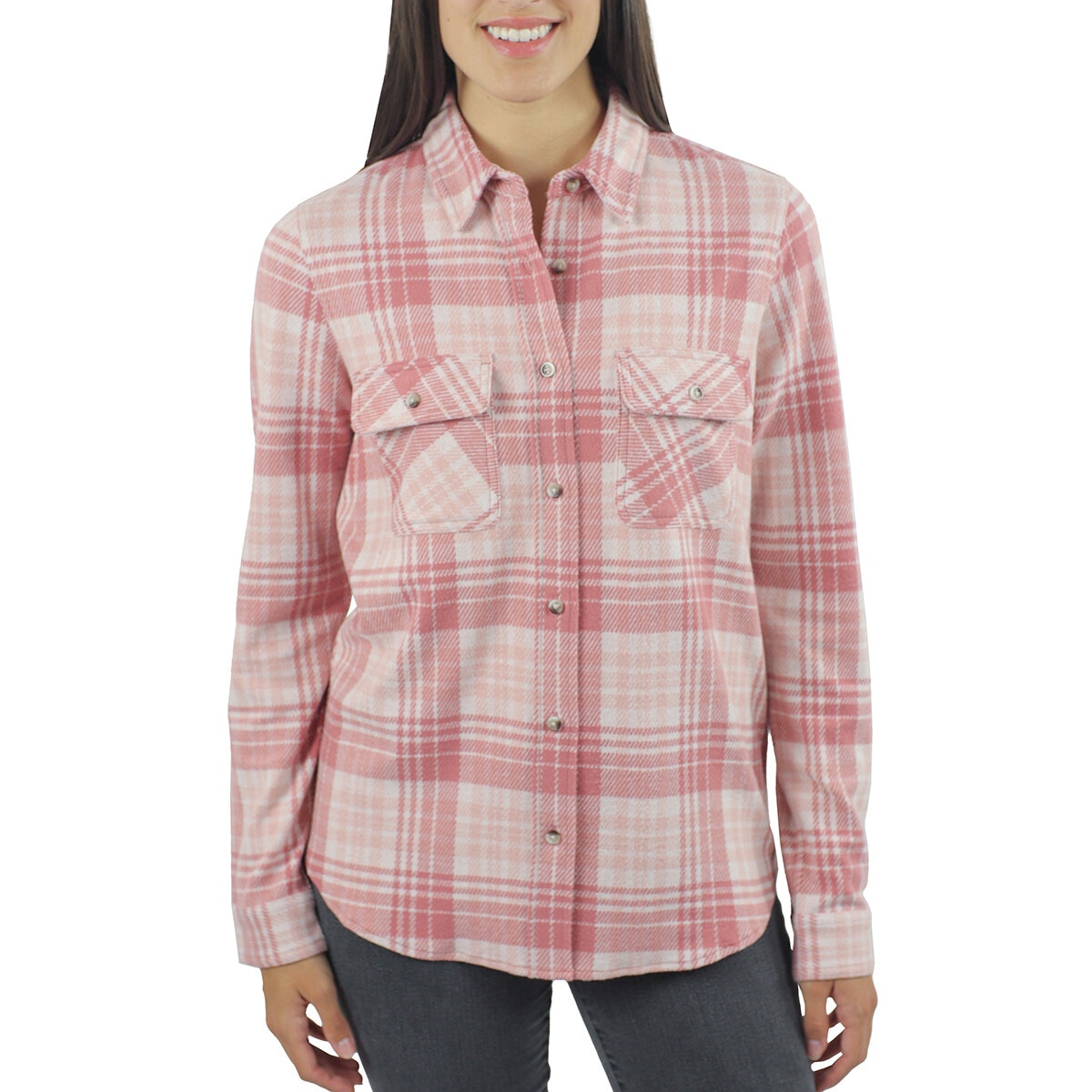 Jachs Camisa de franela para Dama Chica Rosa