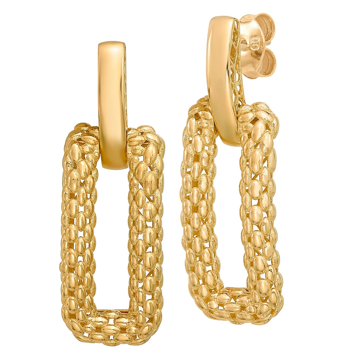 Aretes, Oro Amarillo de 14K