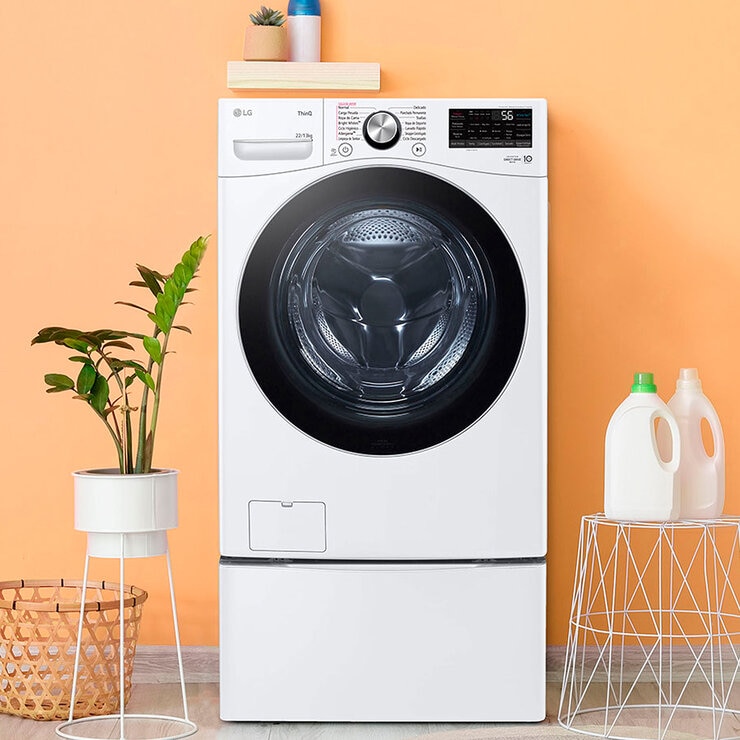 LG Lavasecadora Eléctrica 22Kg/13Kg con Pedestal LG Lavasecadora Eléctrica 22Kg/13Kg con Pedestal