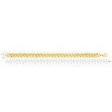 Pulsera para Caballero, 21.59cm, Oro Italiano Amarillo de 14K