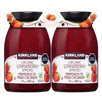 Kirkland Signature Mermelada de Fresa Orgánica 2/680 g Kirkland Signature Mermelada de Fresa Orgánica 2/680 g