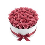 Materia Verde, Arreglo Decorativo de 24 Rosas Naturales Preservadas, Duración +1 año Materia Verde, Arreglo Decorativo de 24 Rosas Naturales Preservadas, Duración +1 año