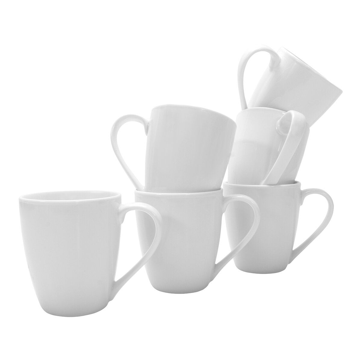 Crown Baccara Juego de 6 Tazas de Porcelana Crown Baccara Juego de 6 Tazas de Porcelana