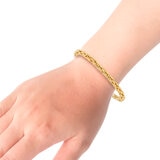 Pulsera, Oro Amarillo de 14K, 19cm