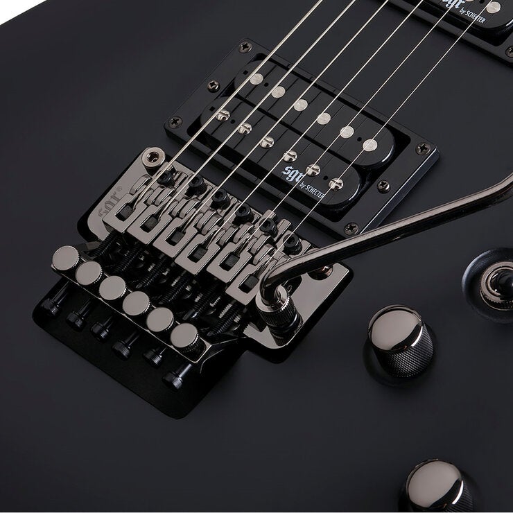 SGR by Schecter Guitarra Eléctrica C-1 FR Negro Satinado SGR by Schecter Guitarra Eléctrica C-1 FR Negro Satinado
