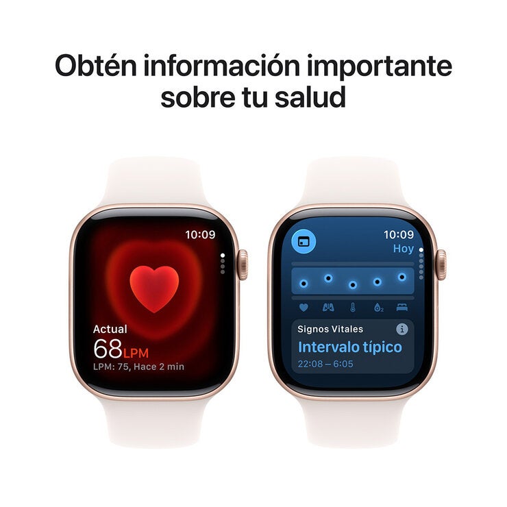 Apple Watch Series 11 (GPS + Celular) 46mm Aluminio Oro Rosa + Correa Deportiva Rubor Claro - Talla S/M Apple Watch Series 11 (GPS + Celular) 46mm Aluminio Oro Rosa + Correa Deportiva Rubor Claro - Talla S/M