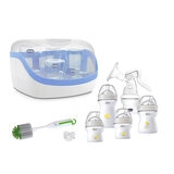 Chicco Set Inicio De Lactancia Con 4 Biberones y 1 Extractor de Leche Chicco Set Inicio De Lactancia Con 4 Biberones y 1 Extractor de Leche