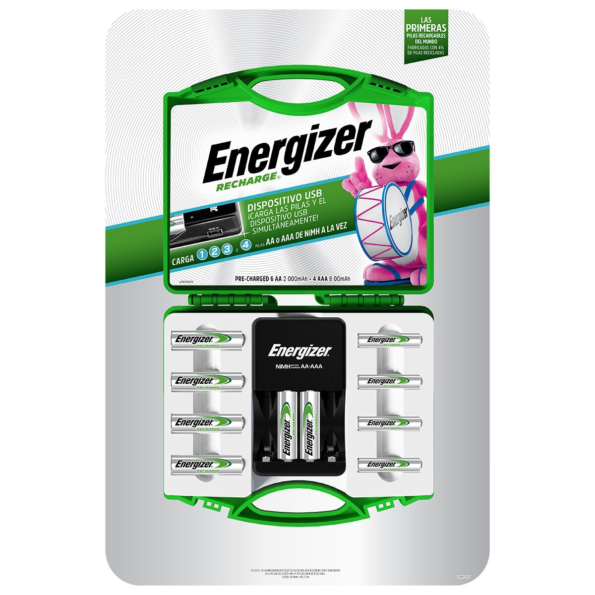 Energizer, Pilas Recargables AA y AAA Energizer, Pilas Recargables AA y AAA