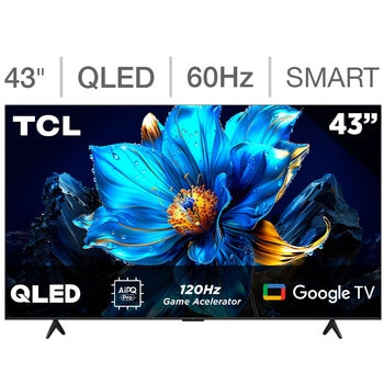tcl pantalla 43" qled 4k google tv