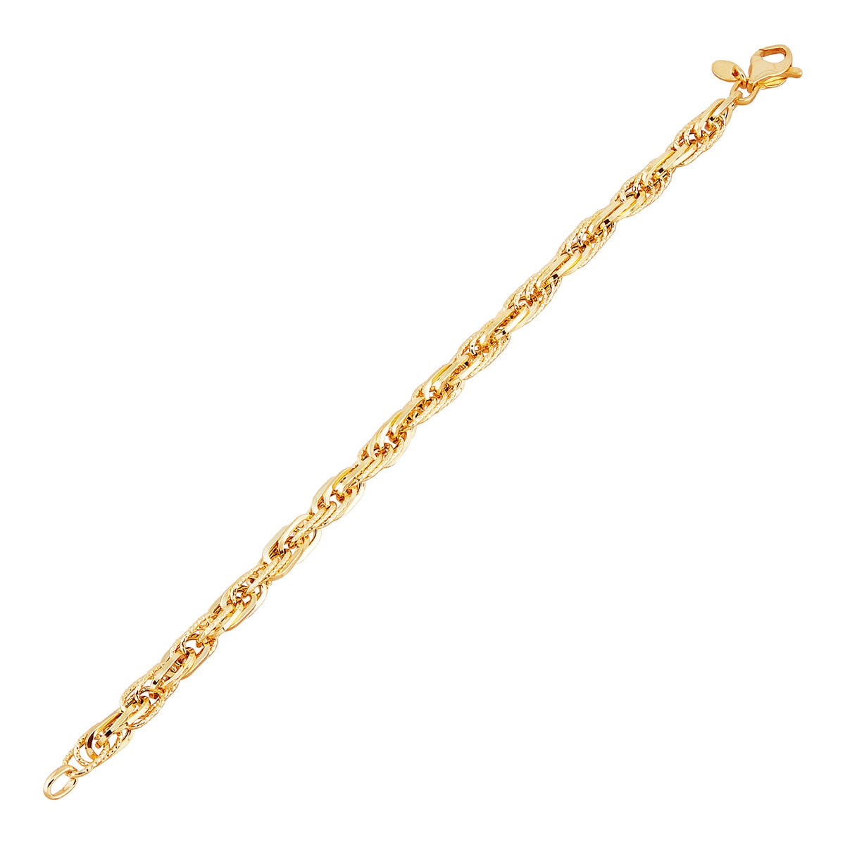 Pulsera, Oro Amarillo de 14K, 19cm