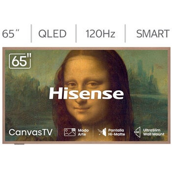 Hisense Pantalla 65" QLED 4K Canvas Google TV 65S7N Hisense Pantalla 65" QLED 4K Canvas Google TV 65S7N